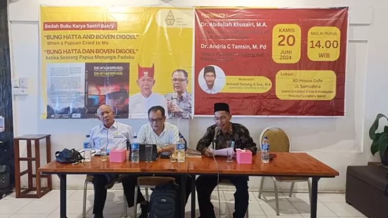 Buku Bung Hatta and Boven Digoel Dibedah Doktor dari UNP dan UIN IB