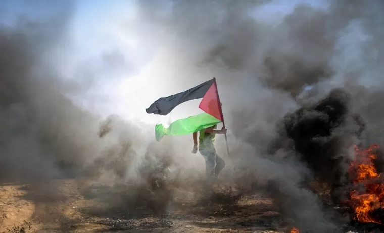 Ilustrasi bendera Palestina. (Foto: pixabay)