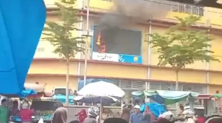 Pasar Rakyat Pariaman Nyaris Terbakar