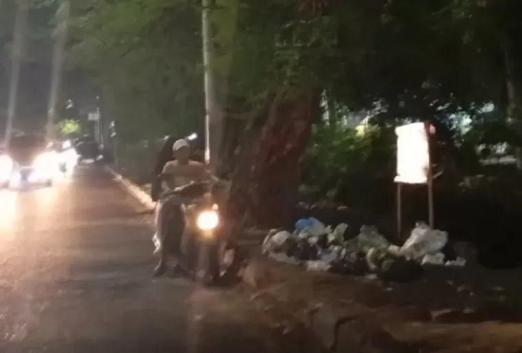 Pelaku pembuangan sampah