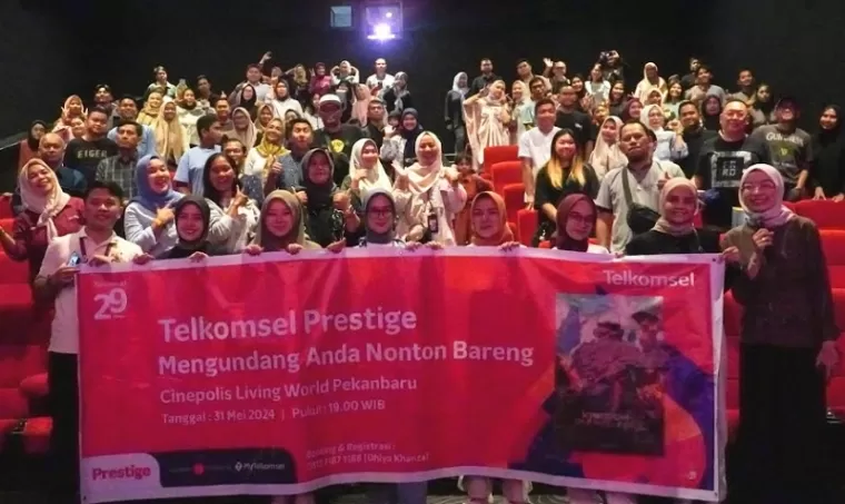 Telkomsel Nonton Bareng Serentak di 13 Kota, Apresiasi bagi Pelanggan Setia Telkomsel Prestige