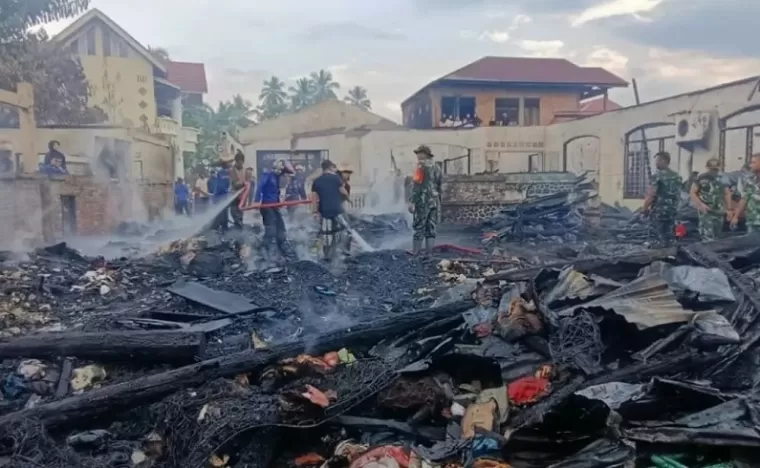 Tiga Bangunan di Selayo Solok Terbakar, Satu di Antaranya Rumah Gadang