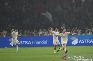 Indonesia menang 2-0. (antara)