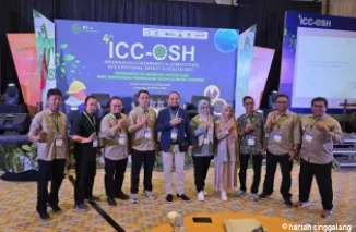 Dua tim Safety Health Environment (SHE) PT Semen Padang menyabet prestasi, Four Star dan Three Star di ajang Indonesian Conference & Competition Occupational Safety & Health (ICC-OSH) 2024