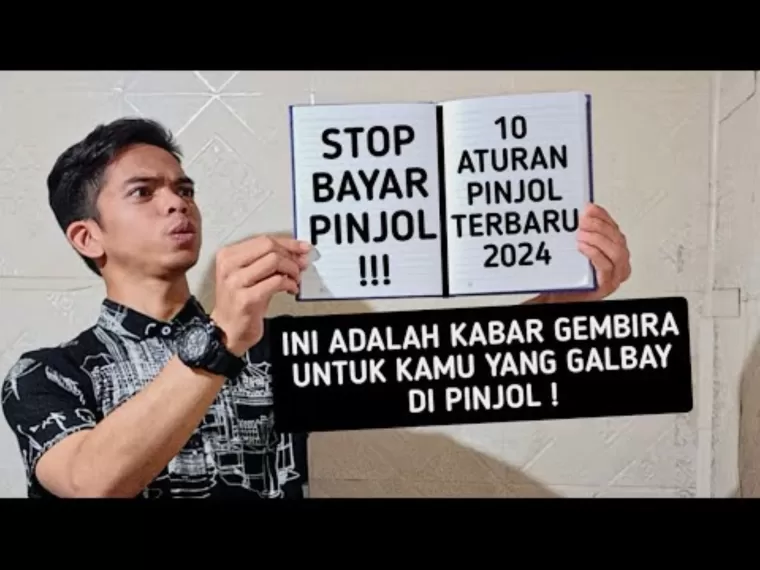 Ilustrasi aturan pinjol. (Foto YouTube Singgih B Maulana)