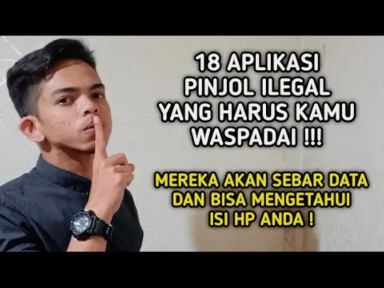 Ilustrasi pinjol ilegal. (Foto: YouTube Singgih B Maulana)