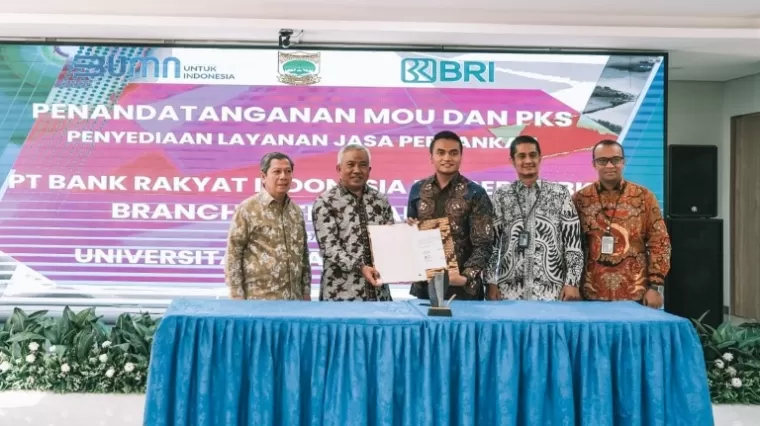 Bank BRI menjalin Mou dan Pks dengan Universitas Dharma Andalas Padang