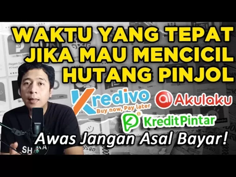 Ilustrasi waktu yang tepat bayar pinjol,