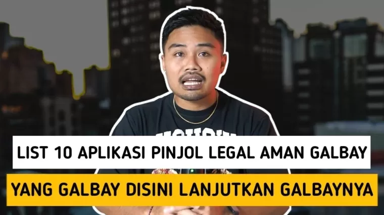 Ilustrasu pinjol legal aman galbay.