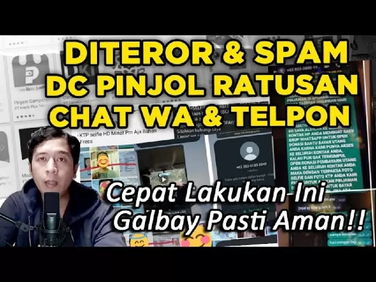 Ilustrasi galbay pinjol. (Foto YouTube Sekilas Pinjol)