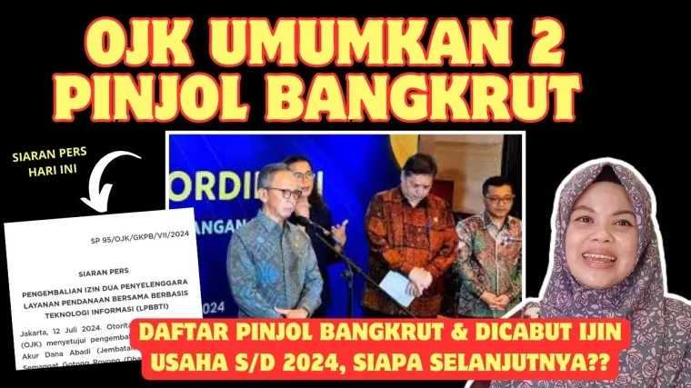 Ilustrasi pinjol bangkrut. (YouTube Desi Sutriani)