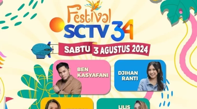 Kota Brebes Jadi Destinasi Terakhir Festival SCTV 34, Ada Hiburan hingga Sesi Jumpa Artis Sinetron