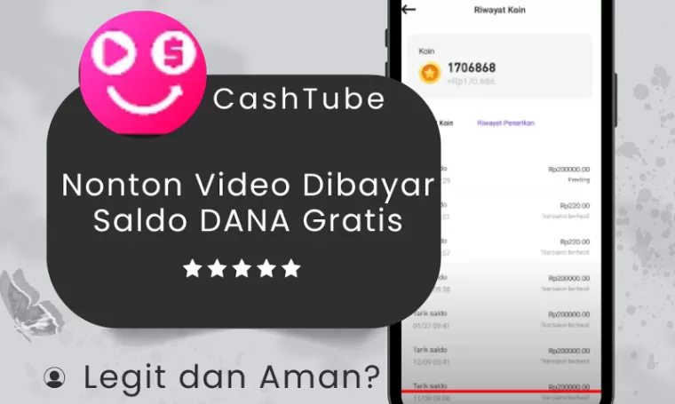 Ilustrasi Aplikasi Penghasil Uang, CashTube (foto: Canva)