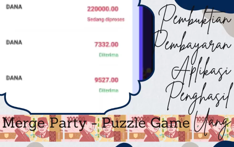 Ilustrasi aplikasi penghasil uang Merge Party Puzzle Game (foto: Canva)