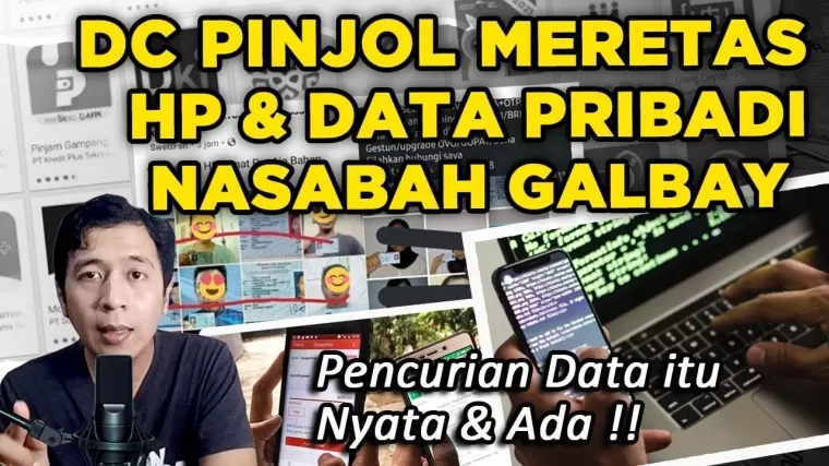 Ilustrasi pinjol retas data nasabah. (Foto YouTube Sekilas Pinjol)