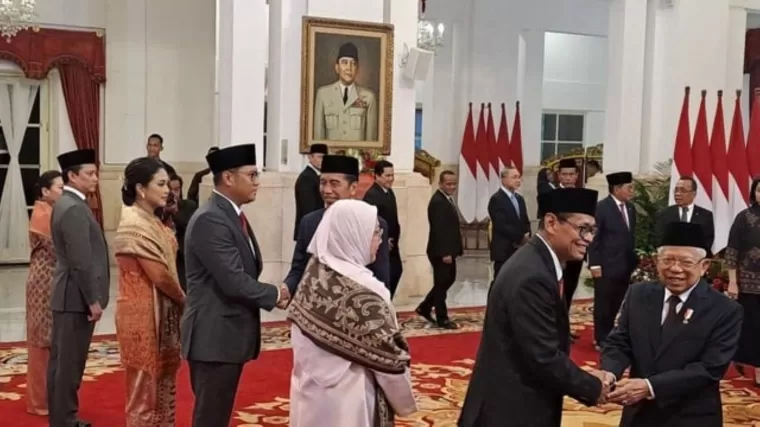 Presiden Joko Widodo (Jokowi) hari ini melantik 3 (tiga) orang Wakil Menteri Kabinet Indonesia Maju. (Foto. Titro.id)