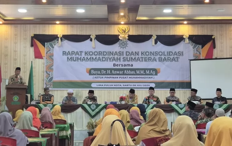 Roadshow Konsolidasi Ketua PP Muhammadiyah Anwar Abbas dan Irman Gusman di Sumbar