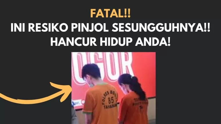 Ilustrasi risiko pinjol. (Foto: YouTube Raja Galbay)