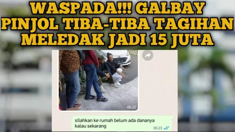 Ilustrasi pinjaman onlien. (Foto YouTube Kaum Galbay)