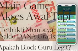 Ilustrasi Aplikasi Penghasil Uang, DANA, Block Guru (foto: Canva)