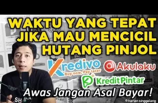 Ilustrasi waktu yang tepat bayar pinjol,