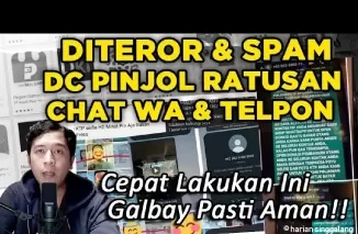 Ilustrasi galbay pinjol. (Foto YouTube Sekilas Pinjol)