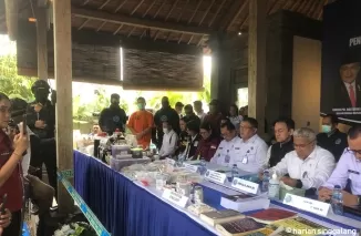 Badan Narkotika Nasional (BNN) membongkar laboratorium narkoba di Desa Kelusa, Kecamatan Payangan, Kabupaten Gianyar, Bali, Selasa, 23 Juli 2024. (Foto: MetroBali)