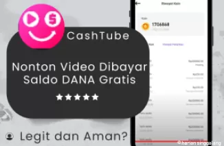 Ilustrasi Aplikasi Penghasil Uang, CashTube (foto: Canva)