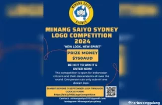Lomba Desain Logo Minang Saiyo Sydney Berhadiah AU$ 750