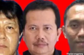 Ketiga Hakim yang memvonis bebas Ronald Tannur. (Foto: Tribun Pekanbaru)