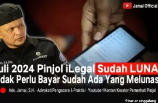 Ilustrasi pinjol ilegal. (Foto: YouTube Jamal Official)