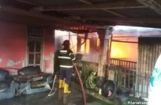 Kebakaran di Komplek Rahaka