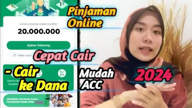 Ilustrasi pinjol cair ke DANA.