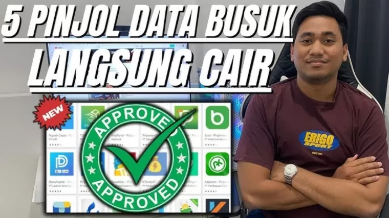 Ilustrasi pinjol langsung cair dengan data busuk. (Foto: YouTube TAZ)