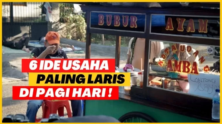 Ilustrasi ide usaha paling laris pagi hari. (Foto: kanal YouTube Rekomendasi Usaha)