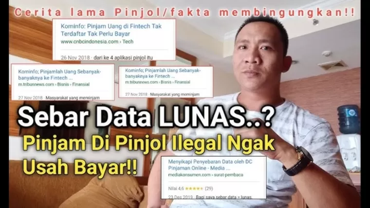 Ilustrasi pinjol ilegal. (Foto: YouTube Solusi Hutang)