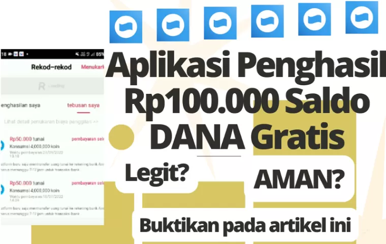 Ilustrasi Aplikasi Penghasil Uang, Readward (foto: Youtuber Prasetya Adi/Canva)