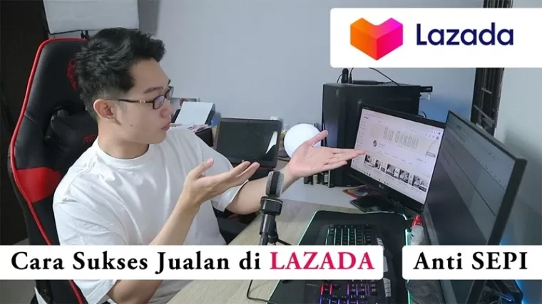 Ilustrasi tips jualan  di Lazada 2024. (Foto: kanal YouTube Rio Gandhi)