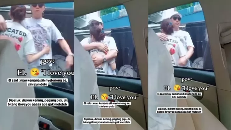 Tangkapan layar video viral di Intagram.(Foto: Tangkapan layar Instagram @elcipaaaaaa_)