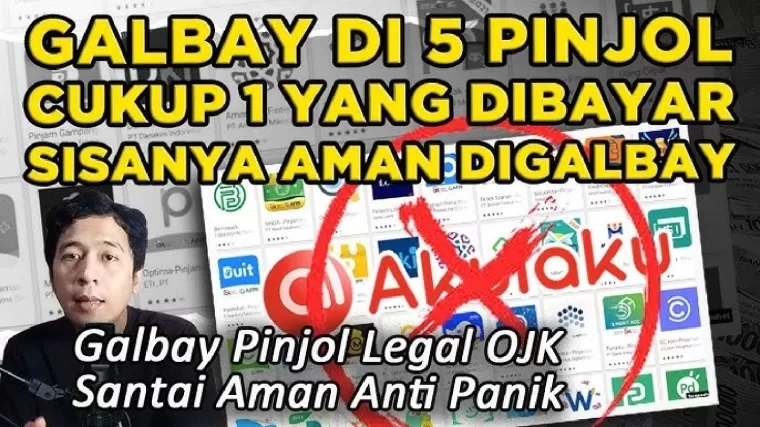 Ilustrasi galbay pinjol.