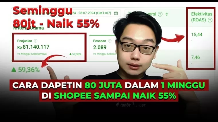 Ilustrasi tips jualan di Shopee. (Foto: kanal Youtube Rio Gandhi)