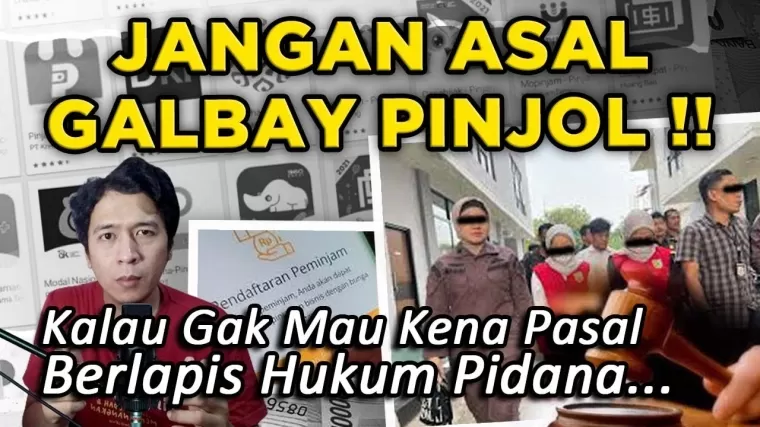 Ilustrasi galbay pinjol.