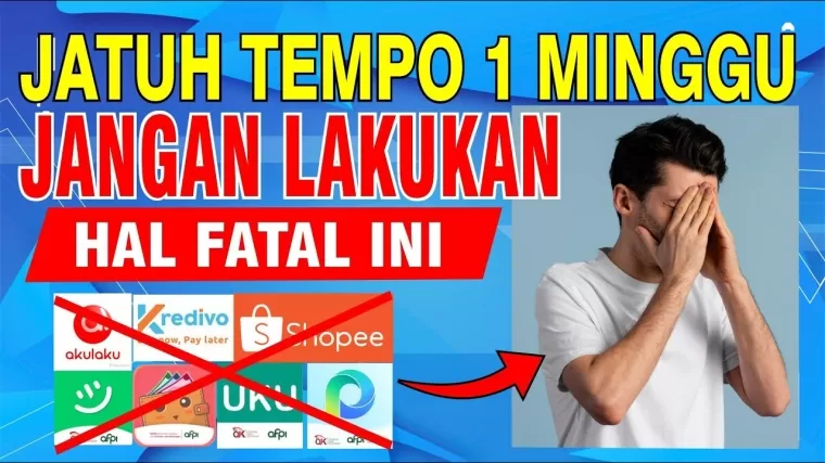 Ilustrasi jatuh tempo pinjol.