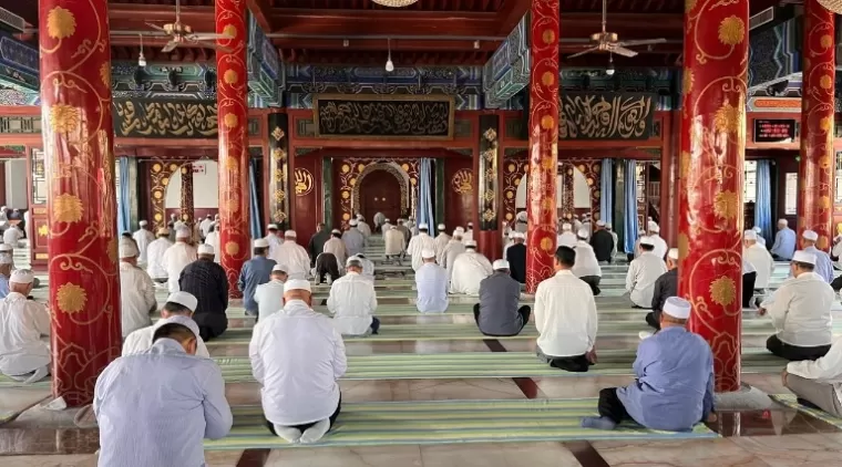 Jumatan di Masjid Tian Mu, Tianjin