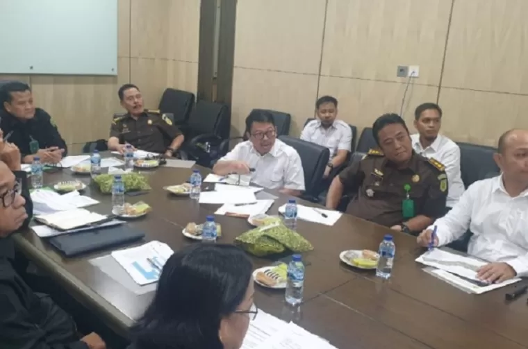 Rapat pemaparan yang dilakukan oleh Kejaksaan bersama pihak BWS di Jakarta pada Kamis (1/8/2024). (foto: ant)