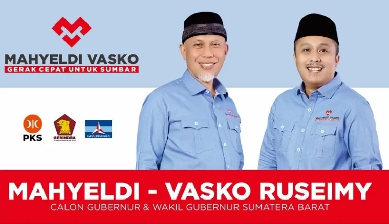 Mahyeldi-Vasco Usung Gerak Cepat untuk Sumbar