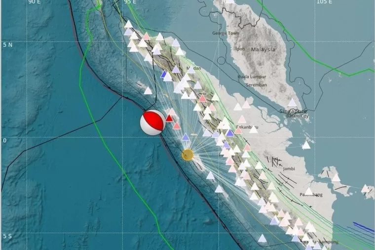 Ilustrai gempa, (Foto: Kompasid)