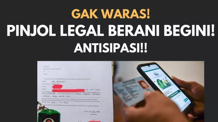 Ilustrasi pinjol legal sebar data. (Foto: YouTube Raja Galbay)