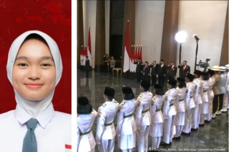 Paskibraka Nasional perwakilan Sulawesi Tengah Zahra Aisyah. (Foto: media.alkhairaat.id)