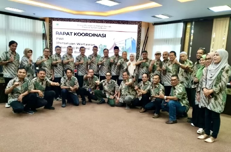 Pengurus PWI Sumbar periode 2024-2029. (ist)